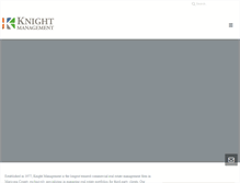 Tablet Screenshot of knightmanagement.net